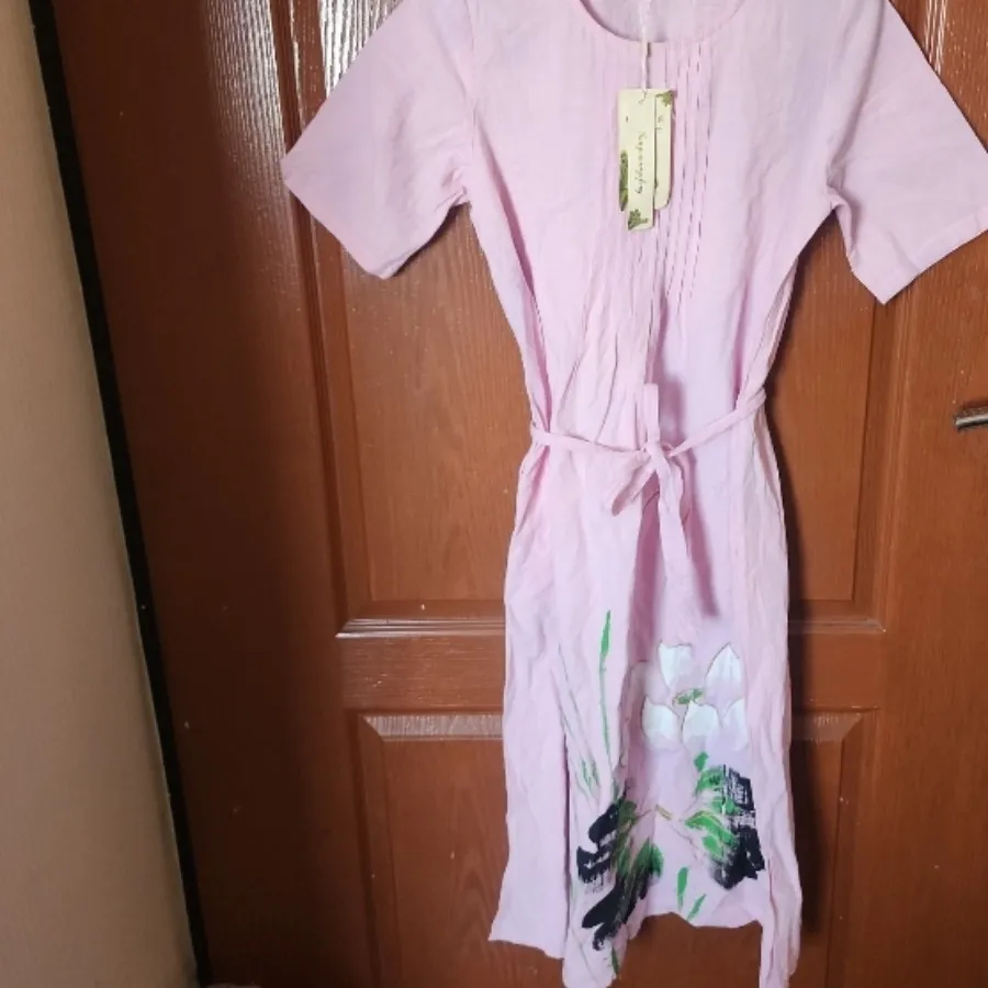 پیراهن نخی شیک