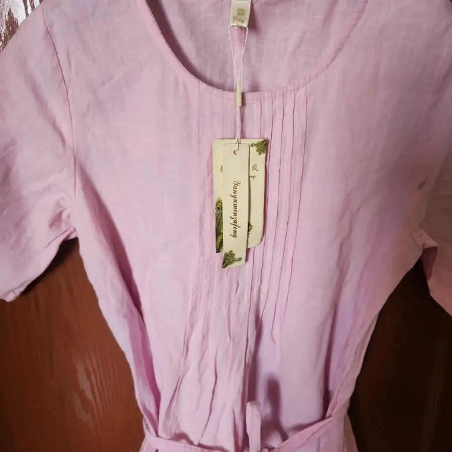 پیراهن نخی شیک