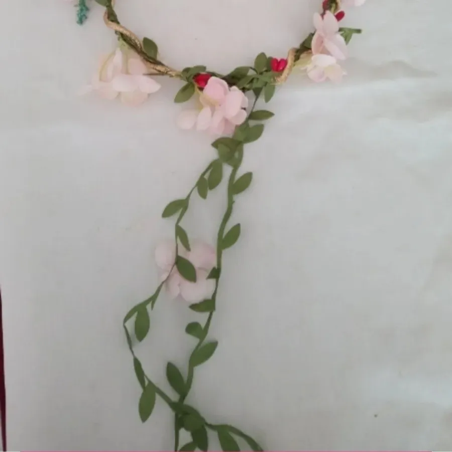 حلقه گل سر دخترانه