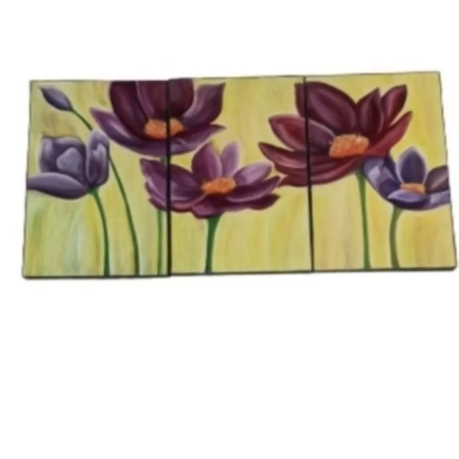 تابلو سه تکه رنگ روغن