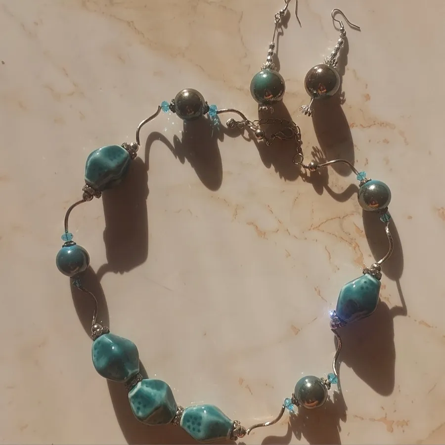 ست گردنبند و گوشواره