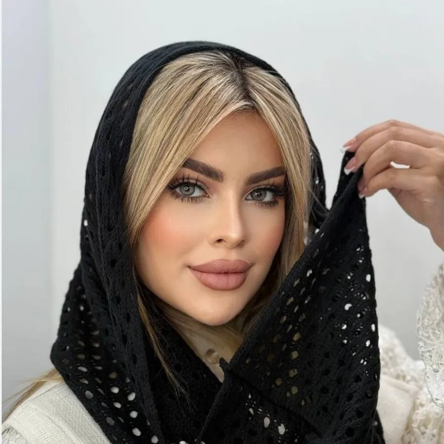 شال رینگی مکرومه