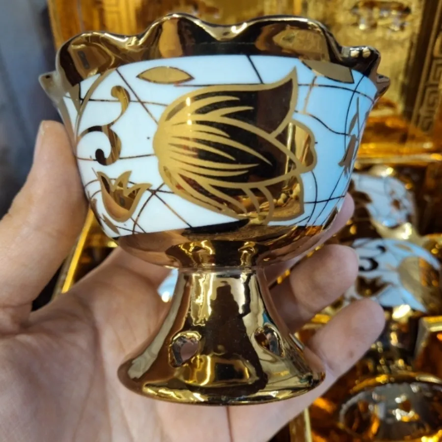 بستنی خوری طلاکوب 6 عددی