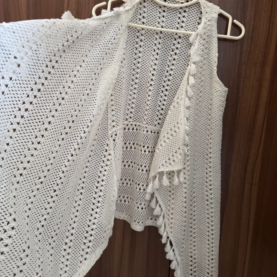 رویه کت بافت شیک سفید