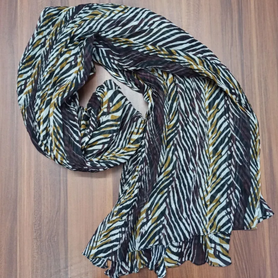 شال حریر پلیسه