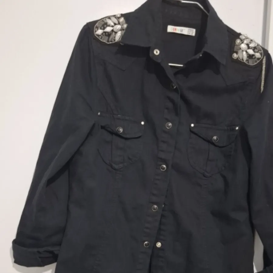 شومیز مشکی جین