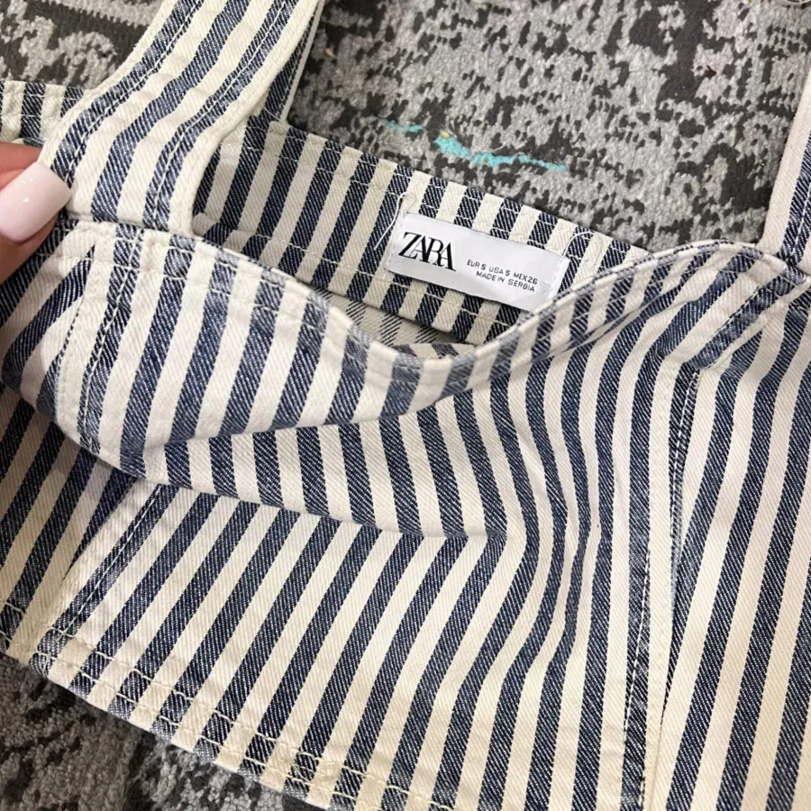 کراپ تاپ جین زارا