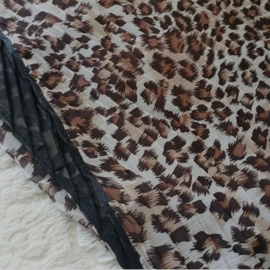 شال حریر پلنگی