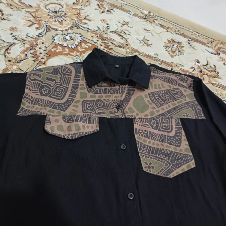 شومیز دورنگ ارسال رایگان