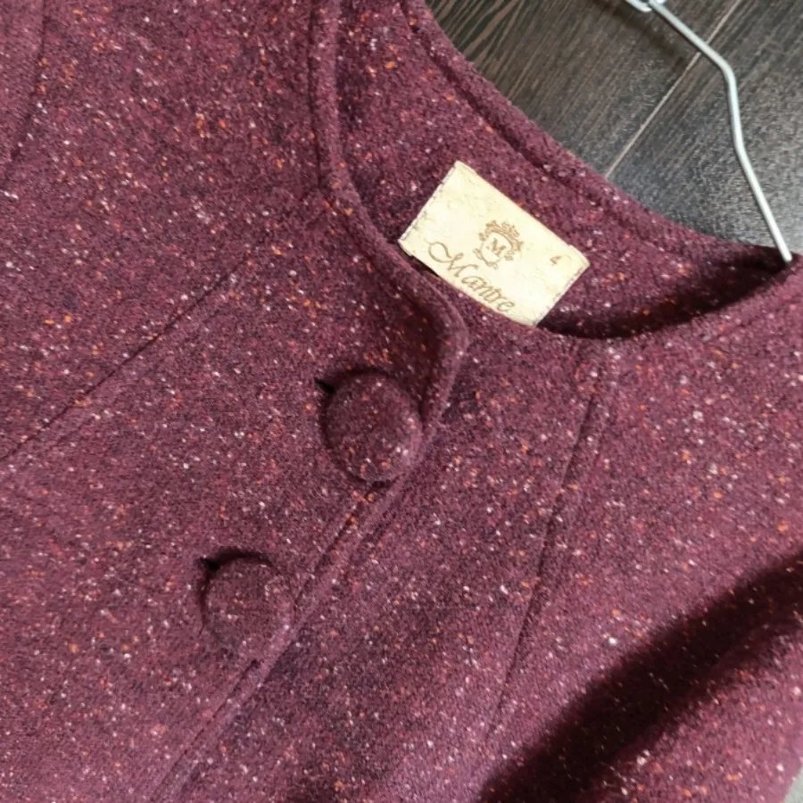 پالتو فوتر زرشکی