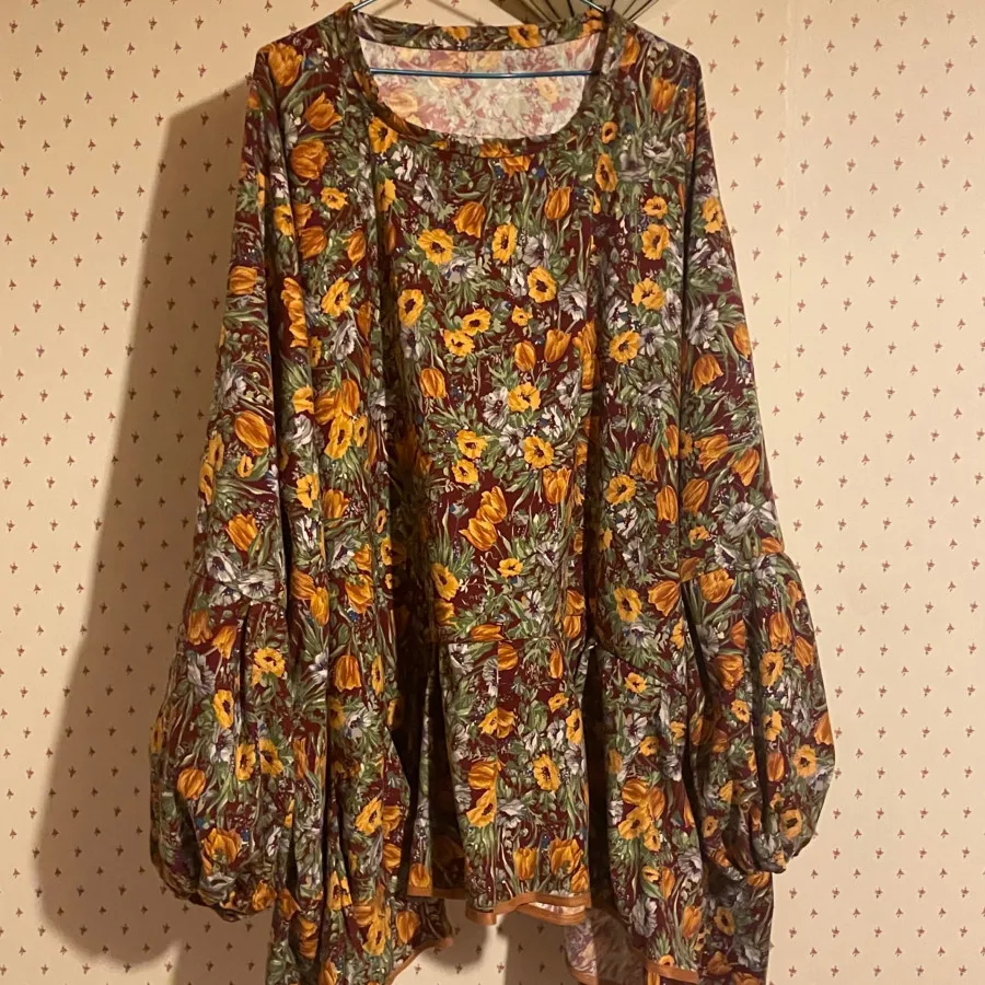 تونیک پاییزی گل گلی