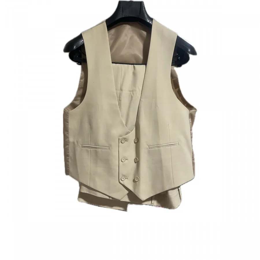 کت و شلوار کرم مردانه