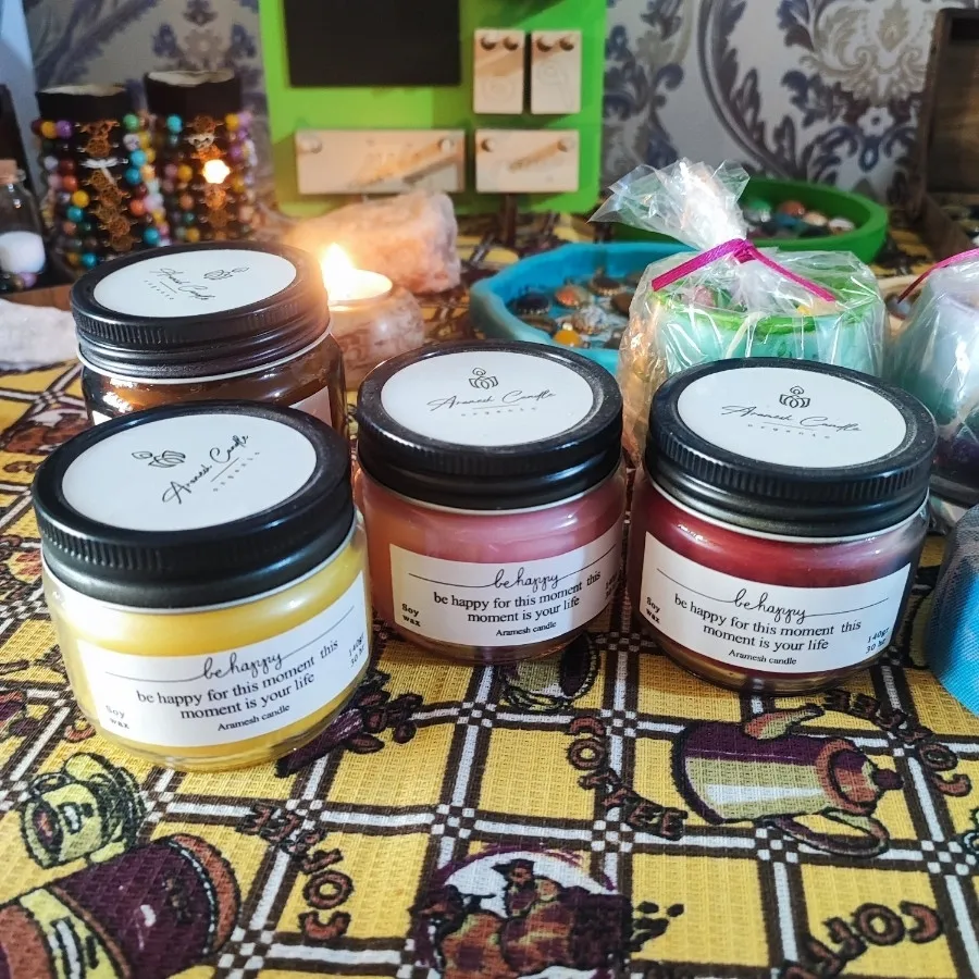 شمع معطر شیشه ای