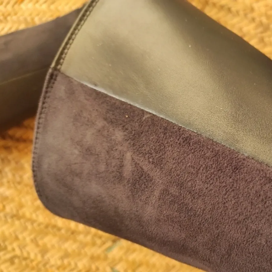 بوت بلند جیر و چرم