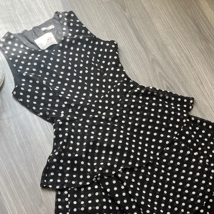 پیراهن مجلسی ترک خال خالی