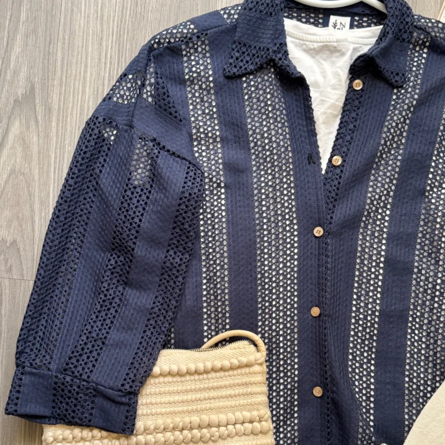 شومیز سرمه ای