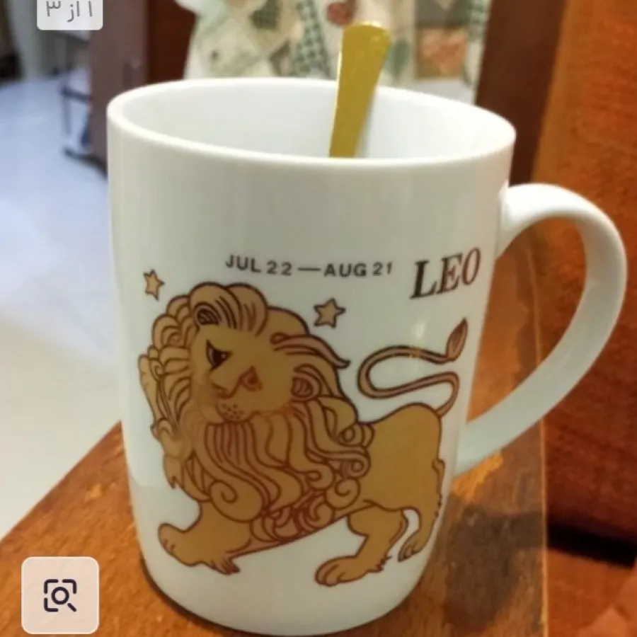 ماگ چینی طرح شیر