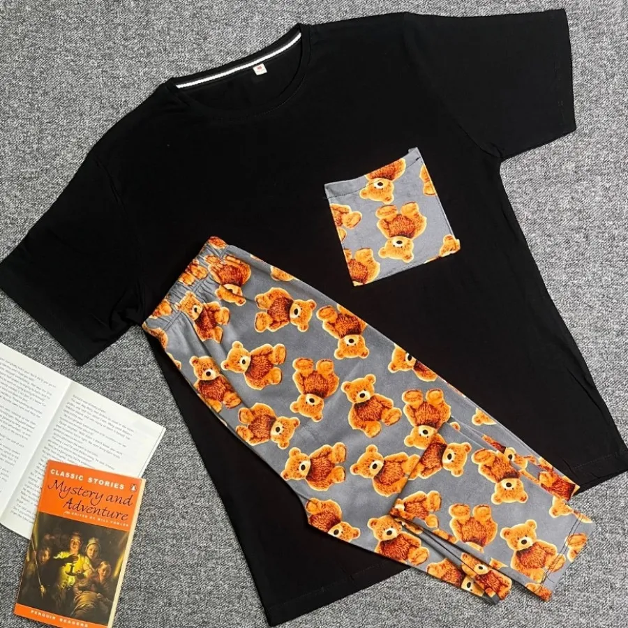 ست تیشرت و شلوار جیبدار