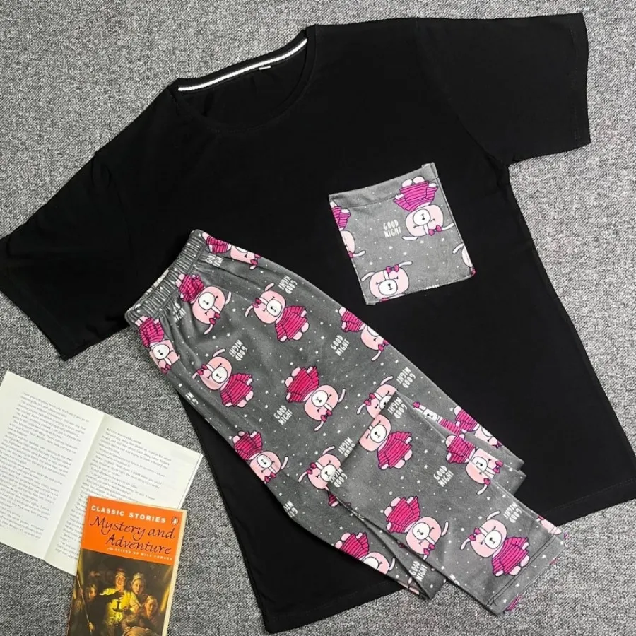 ست تیشرت و شلوار جیبدار