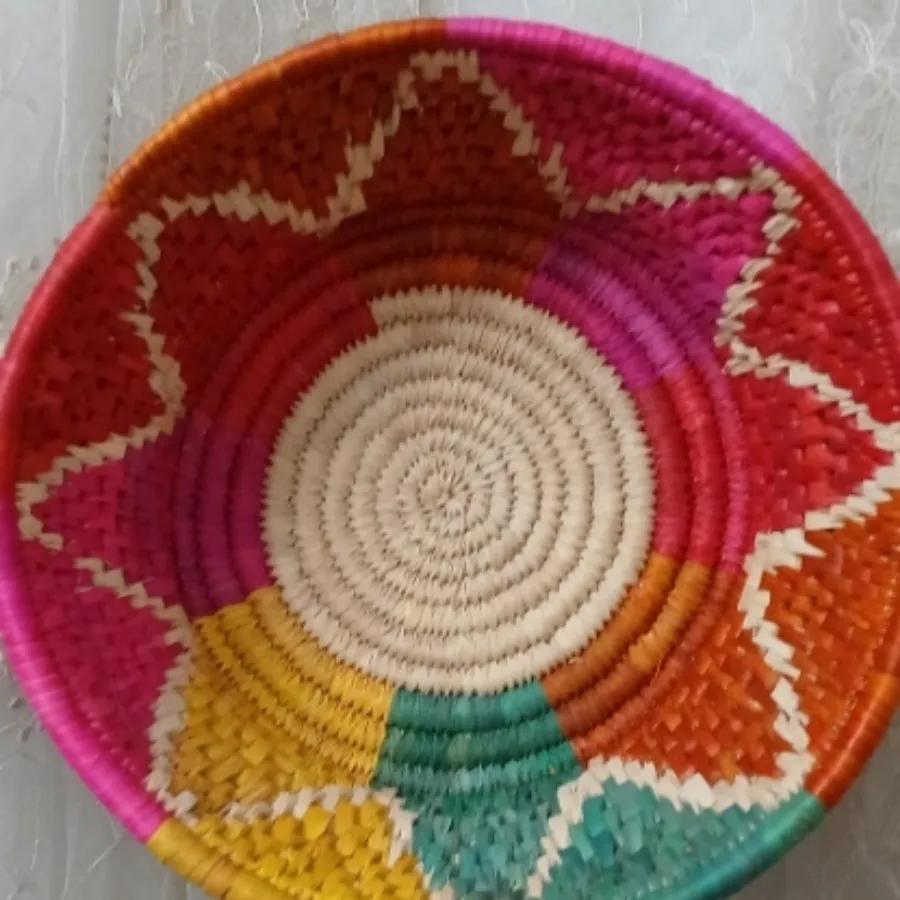 کاسه میوه حصیری