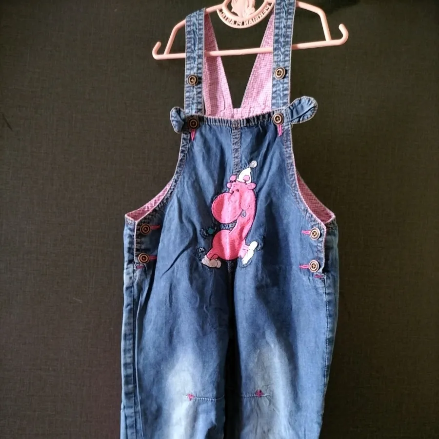 شلوار پیش بندی دخترانه