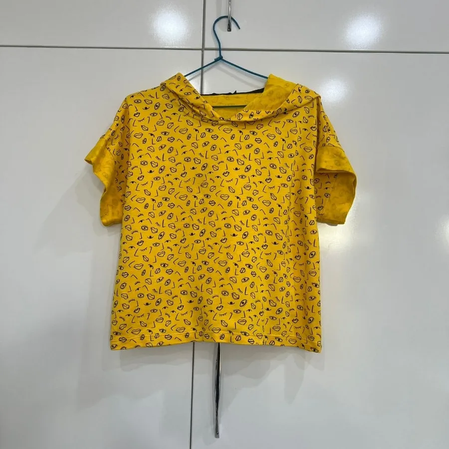 ست کراپ شلوارک راحتی