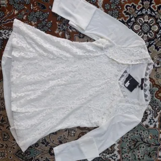 شومیز سفید نو