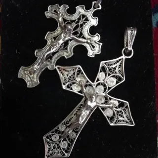 گردنبند صلیب نقره