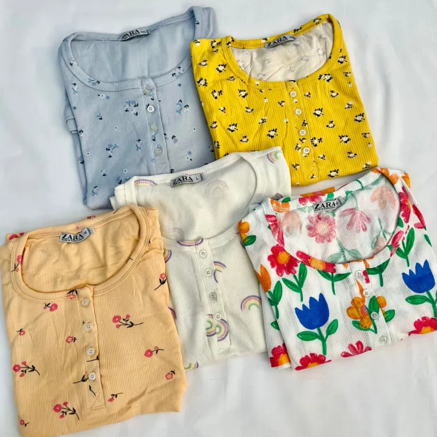 تیشرت کبریتی zara