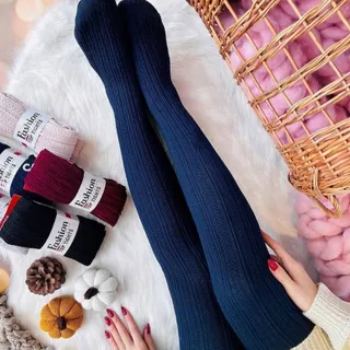 جوراب شلواری گندمی بافت