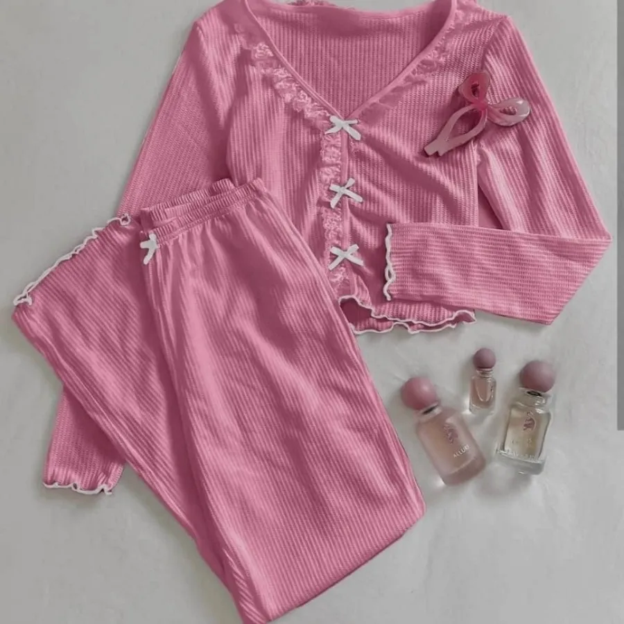 ست بلوز و شلوار کبریتی