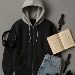 سویشرت دو رنگ اسپرت