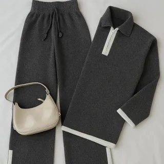 ست بافت بلوز شلوار