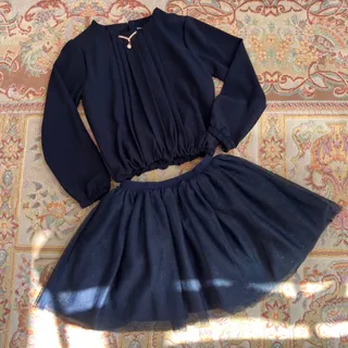 شومیز دخترانه سورمه ایی