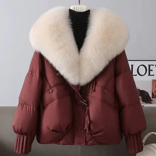 کاپشن شیک یقه خز