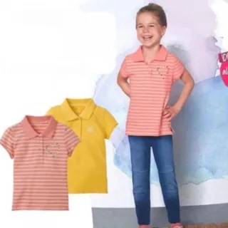 تیشرت سه دکمه دخترانه