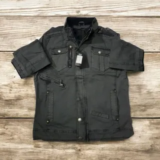 کاپشن کتان سبز XXL