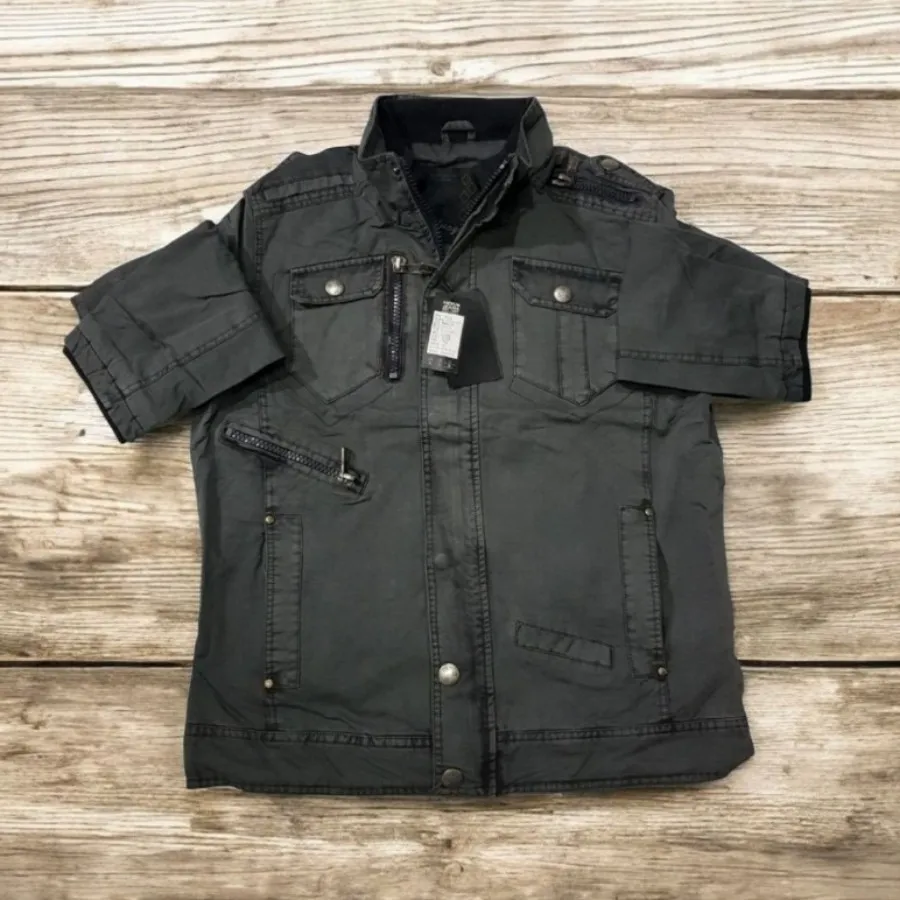 کاپشن کتان سبز XXL