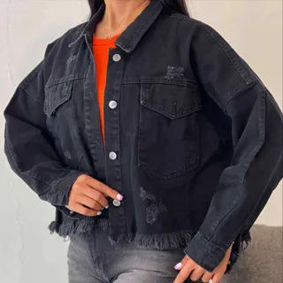 کراپ جین ذغالی