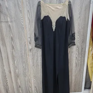 لباس مجلسی کرپ مشکی