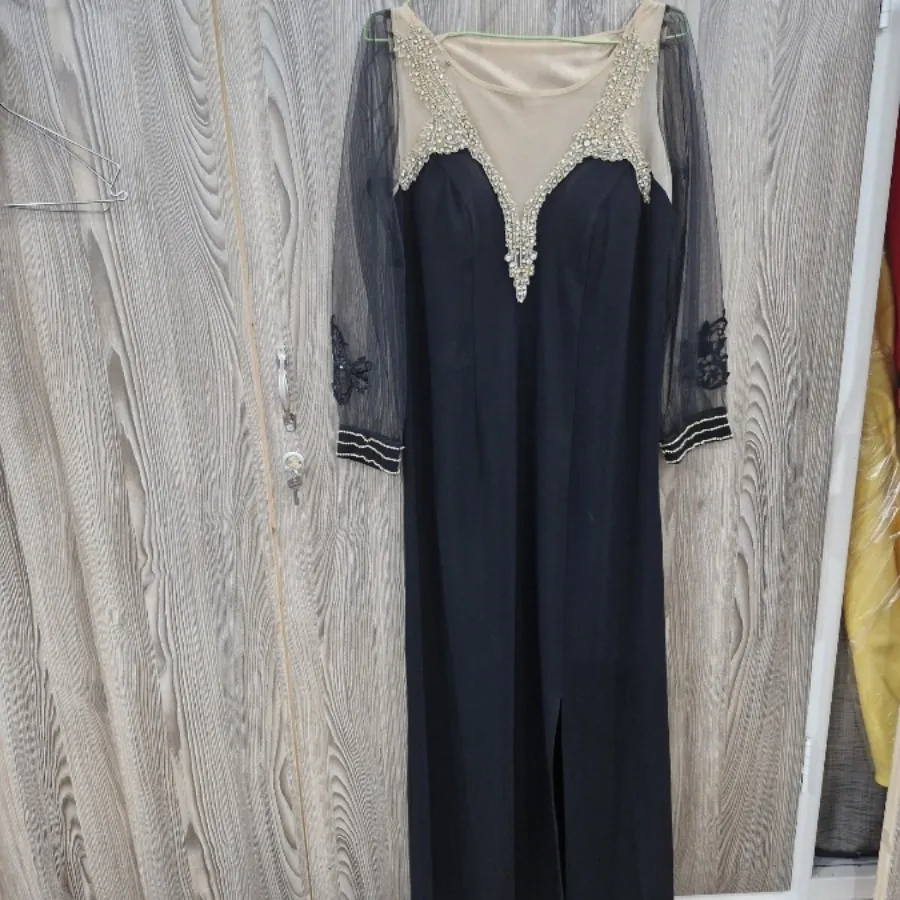 لباس مجلسی کرپ مشکی