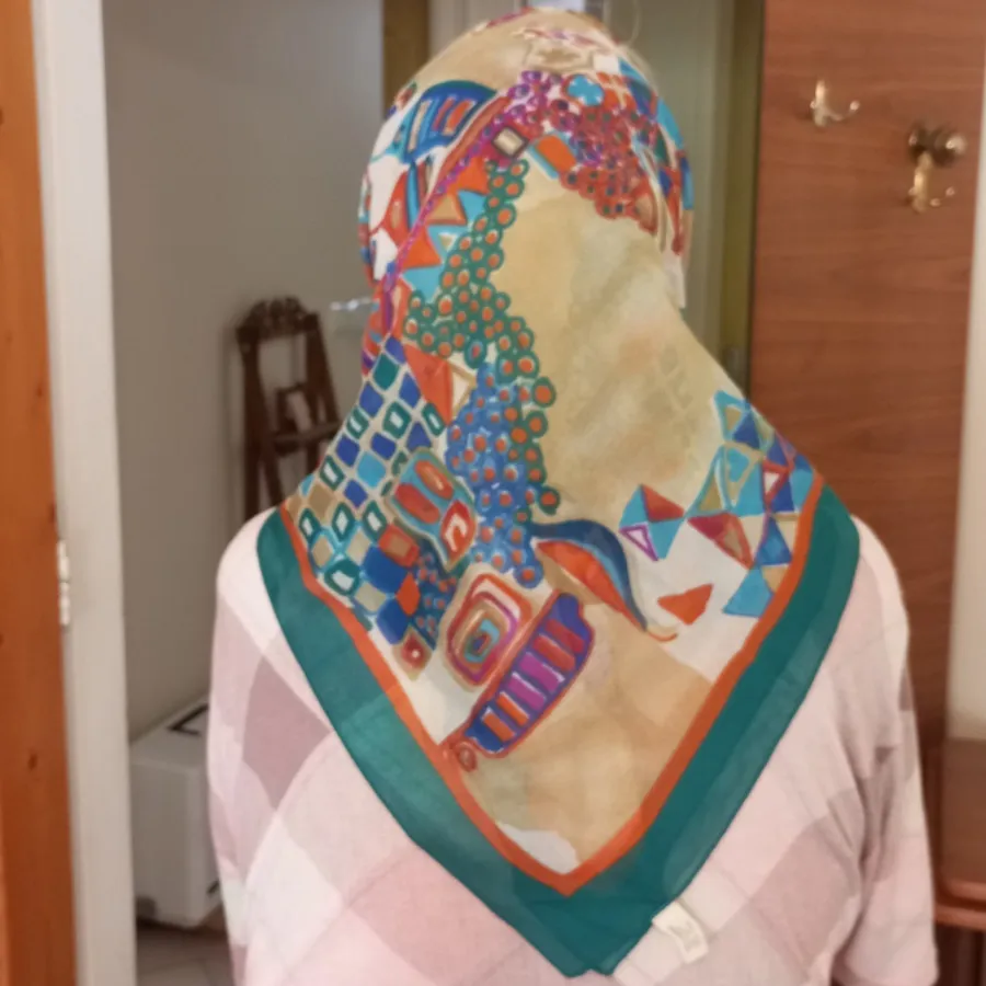 روسری حریر ایتالیایی