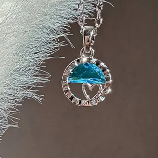 پلاک زنجیر قلب دریا