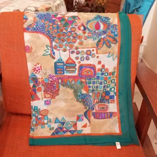 روسری حریر ایتالیایی