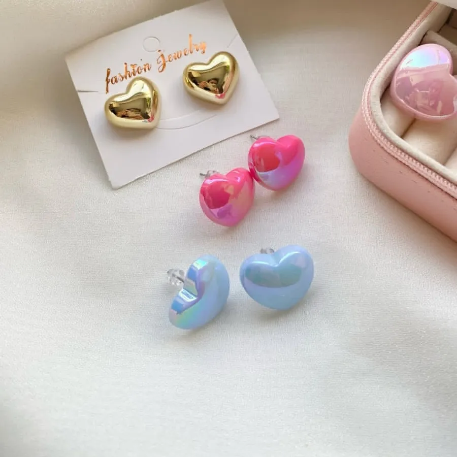 گوشواره هولوگرامی طرح قلب