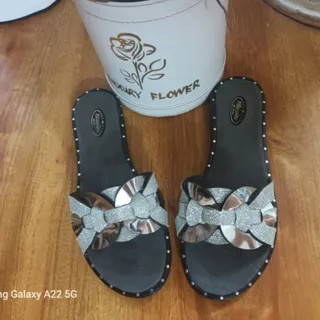 صندل شاین نقره ای سایز 40