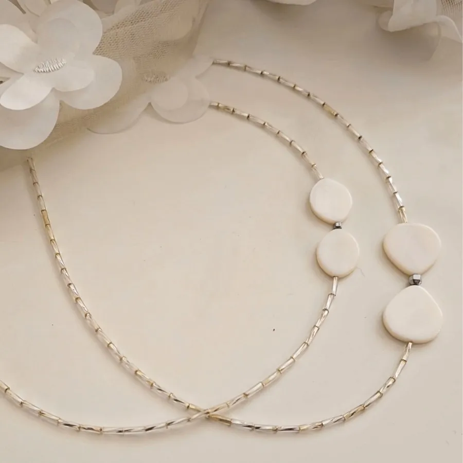 گردنبند ملیله و صدف