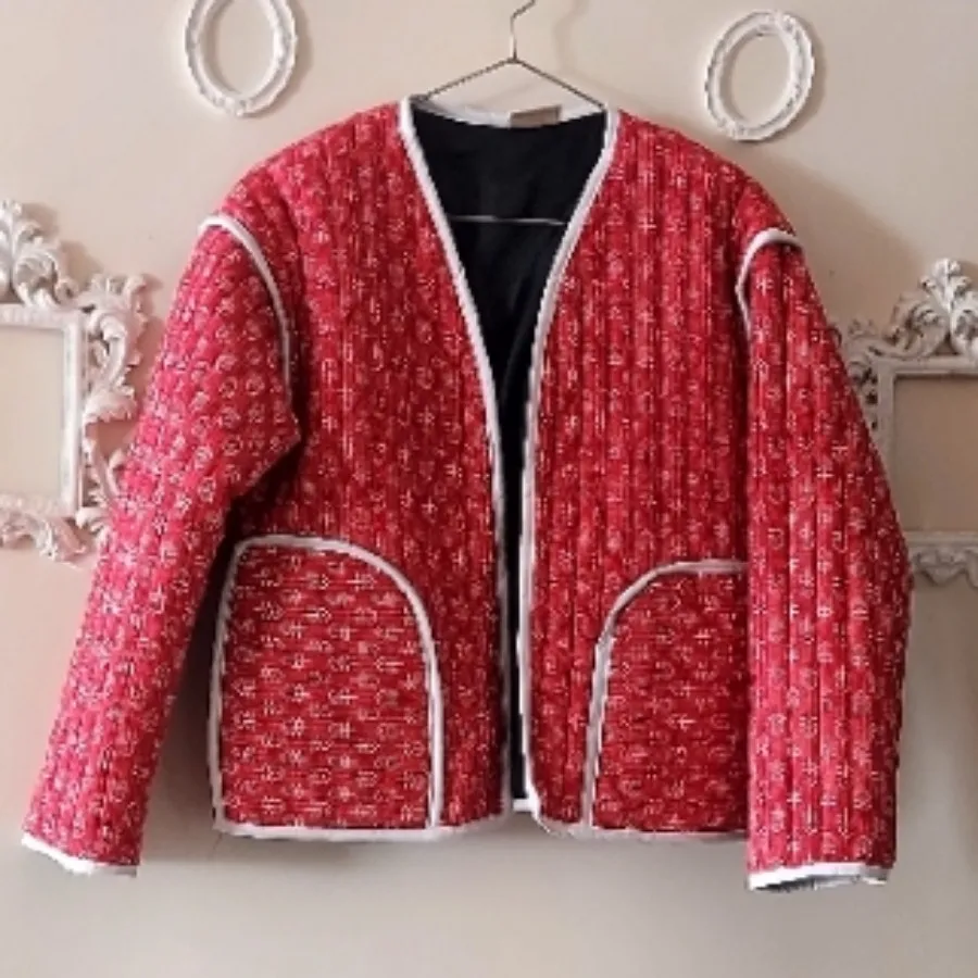 کاپشن سوزندوزی