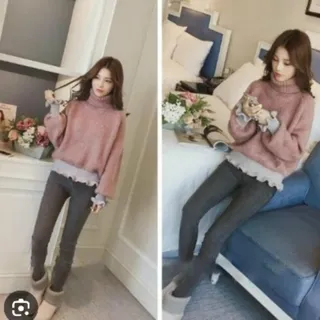 بافت یقه اسکی کلاسیک