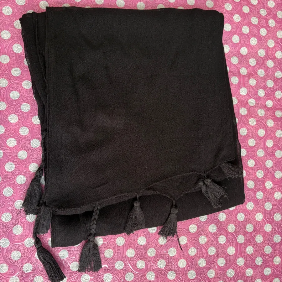شال مشکی زیبا